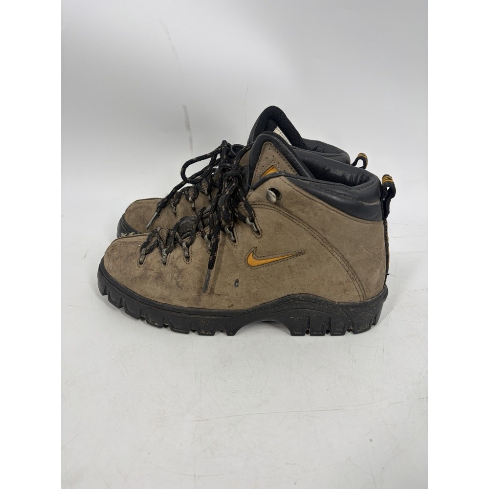 Vintage 90s Nike ACG Gimli Hiking Boot Mens US 7.5 Brown Suede Trail Shoes Rare